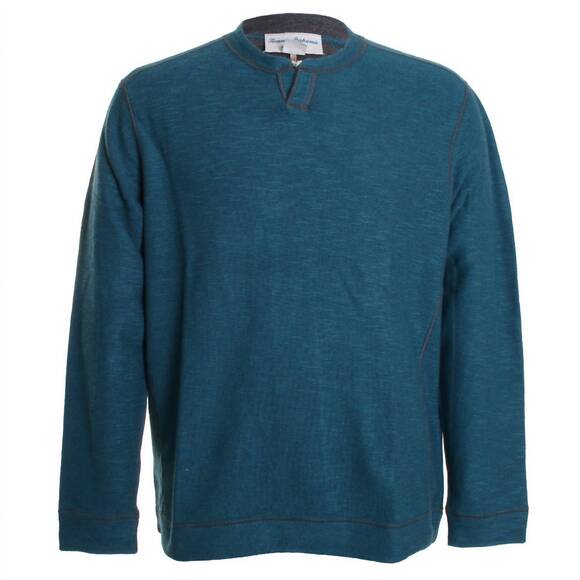 NEW TOMMY BAHAMA men's fliprider abaco reversible sweater in summer night
